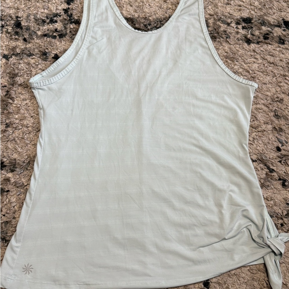 Athleta Light Blue Max Out  Tank Top - Picture 3 of 7